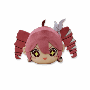 Lying Kasane Teto Plush with Hairpin 1