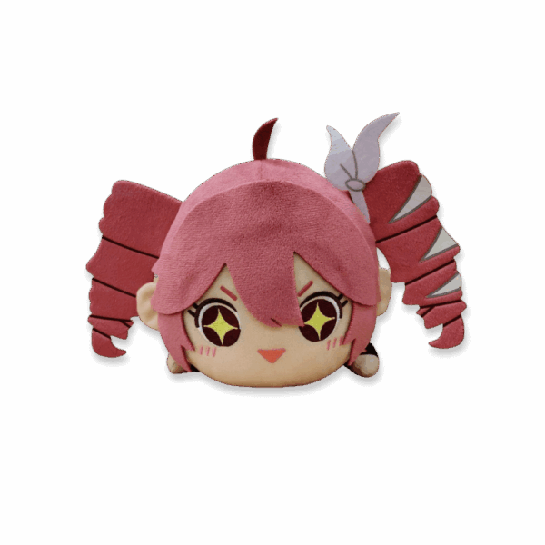 Lying Kasane Teto Plush with Hairpin 1