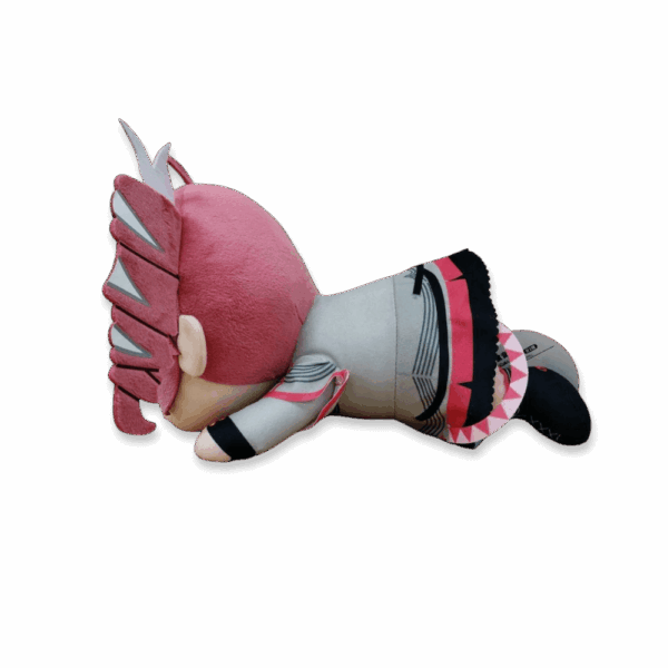 Lying Kasane Teto Plush with Hairpin 2